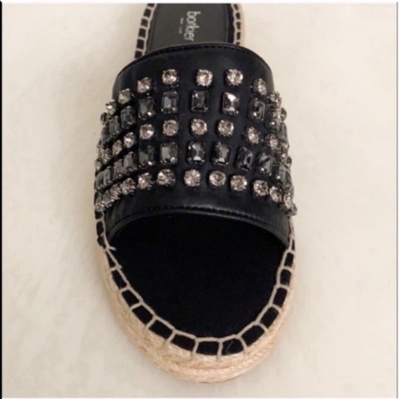 Botkier Espadrille Leather Sandal Slides - Picture 8 of 15